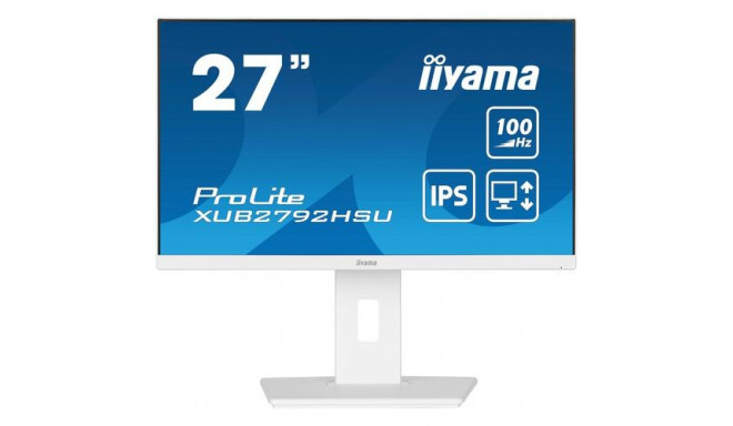 iiyama ProLite XUB2792HSU-W6 LED display 68.6 cm (27&quot;) 1920 x 1080 pixels Full HD White