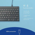 R-Go Tools Ergonomic keyboard R-Go Compact Break, compact keyboard with break software, QWERTY (NORD