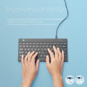 R-Go Tools Ergonomic keyboard R-Go Compact Break, compact keyboard with break software, QWERTY (NORD