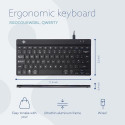 R-Go Tools Ergonomic keyboard R-Go Compact Break, compact keyboard with break software, QWERTY (NORD