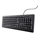 Trust 24639 keyboard USB No US English Black