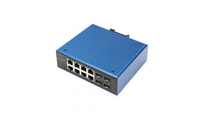 Digitus Industrial 8+4 port Gigabit Ethernet PoE switch