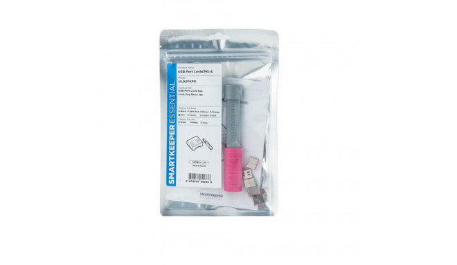 Smartkeeper UL03PKPK port blocker Port blocker + key USB Type-A Pink 1 pc(s)