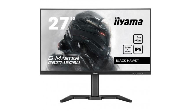 iiyama G-MASTER GB2745QSU-B1 computer monitor 68.6 cm (27&quot;) 2560 x 1440 pixels 2K Ultra HD 