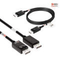 CLUB3D DisplayPort 2.1 Bi-Directional VESA DP80 Certified Cable 4K240Hz, 8K60Hz or 10K30Hz M/M 1.2m/