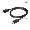 CLUB3D DisplayPort 2.1 Bi-Directional VESA DP80 Certified Cable 4K240Hz, 8K60Hz or 10K30Hz M/M 1.2m/