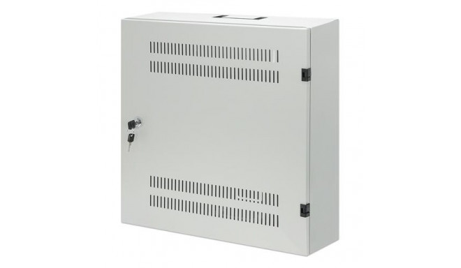 Intellinet Low-Profile 19&quot; Wall Mount Cabinet with 4U Horizontal and 2U Vertical Rails Slim