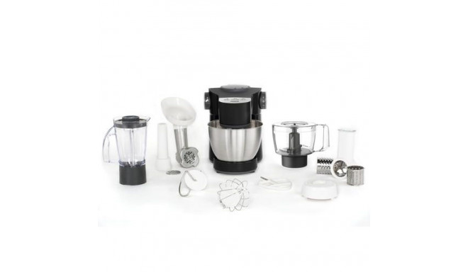 Tefal Wizzo QB3198 food processor 1000 W 4 L Black, Stainless steel