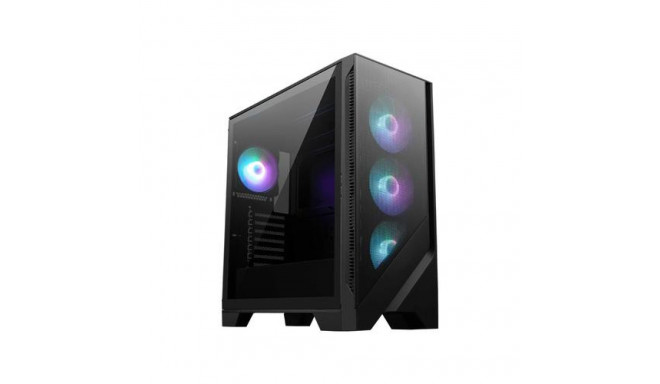 MSI MAG FORGE 320R AIRFLOW computer case Micro Tower Black, Transparent