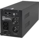 Qoltec 53777 uninterruptible power supply (UPS) Line-Interactive 2 kVA 1200 W 4 AC outlet(s)