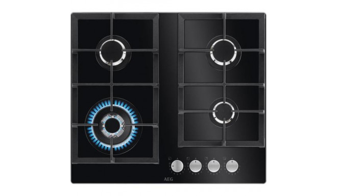 AEG HKB64420NB Black Built-in 56 cm Gas 4 zone(s)