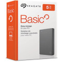 Seagate Basic external hard drive 5 TB 2.5&quot; 3.2 Gen 1 (3.1 Gen 1) Silver