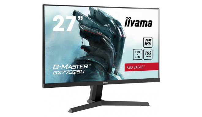 iiyama G-MASTER G2770QSU-B1 computer monitor 68.6 cm (27&quot;) 2560 x 1440 pixels Wide Quad HD 