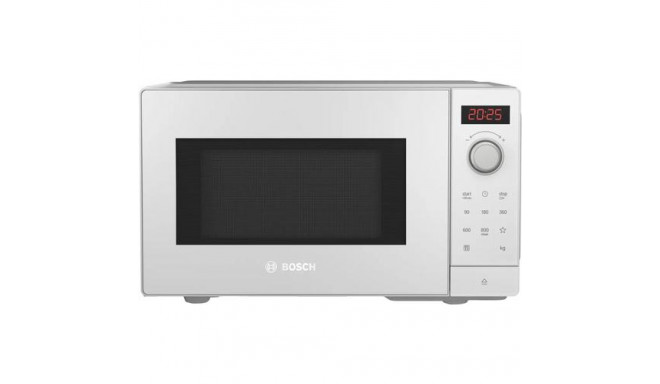 Bosch Serie 2 FFL023MW0 microwave White Solo microwave Countertop 20 L 800 W