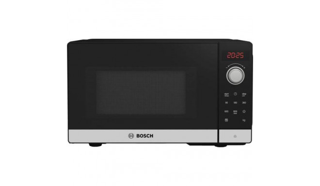 Bosch Serie 2 FFL023MS2 microwave Countertop Solo microwave 20 L 800 W Black, Stainless steel