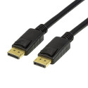 LogiLink CV0119 DisplayPort cable 1 m Black