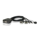 ATEN CS22D KVM switch Black