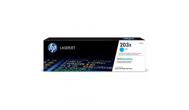 HP 203X High Yield Cyan Original LaserJet Toner Cartridge