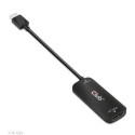 CLUB3D HDMI + Micro USB to DisplayPort™ 4K120Hz or 8K30Hz M/F Active Adapter