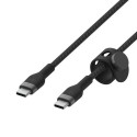 Belkin BOOST↑CHARGE PRO Flex USB cable 3 m USB 2.0 USB C Black