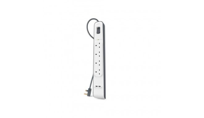 Belkin BSV401VF2M surge protector White 4 AC outlet(s) 2 m