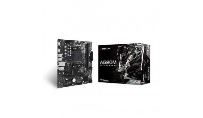Biostar A520MT motherboard AMD A520 Socket AM4 micro ATX