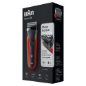 Braun Series 3 300s Foil shaver Trimmer Black, Red