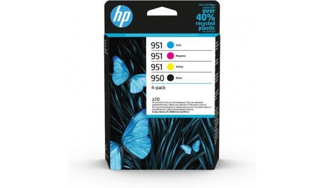 HP 950 Black/951 Cyan/Magenta/Yellow 4-pack Original Ink Cartridges