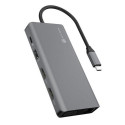 ICY BOX IB-DK4070-CPD Wired USB 3.2 Gen 1 (3.1 Gen 1) Type-C Anthracite, Black