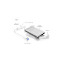 ICY BOX IB-AC703-U3 HDD/SSD enclosure White 2.5&quot;