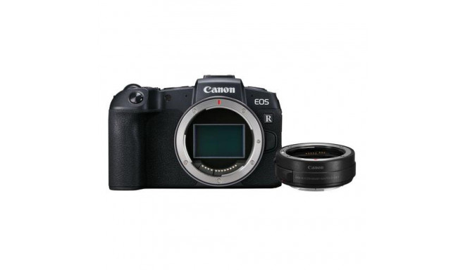 Canon EOS RP Body + EF-EOS R Adapter MILC Body 26.2 MP CMOS 6240 x 4160 pixels Black