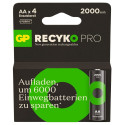 1x4 GP ReCyko Pro NiMH Battery AA/Mignon 2000mAh Pro