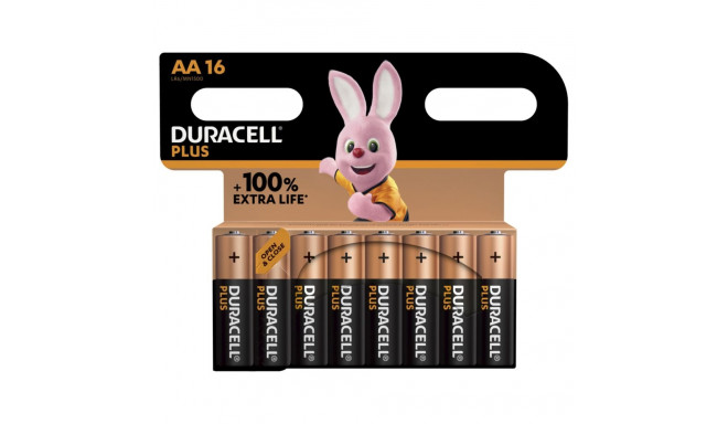 Duracell patarei AA/LR6 Plus Mignon MN1500 1,5V 16tk