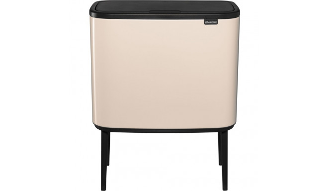 Brabantia Waste Bin Bo Touch Bin 3 x 11 L Soft Beige