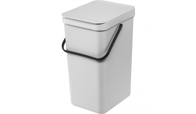 Brabantia Sort & Go Waste Bin Light Grey 16 L