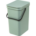 Brabantia Sort & Go Waste Bin Jade Green 12 L