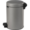 Brabantia Pedal Bin Newicon 3 L Mineral Concrete Grey