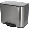 Brabantia Bo Pedal Bin 36 L steel matt FPP