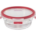 Emsa Clip&Close Glass Foos Container 500 ml  red