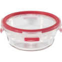 Emsa Clip&Close Glass Food Container 600 ml  red