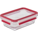 Emsa Clip&Close Glass Food Container Square 700 ml