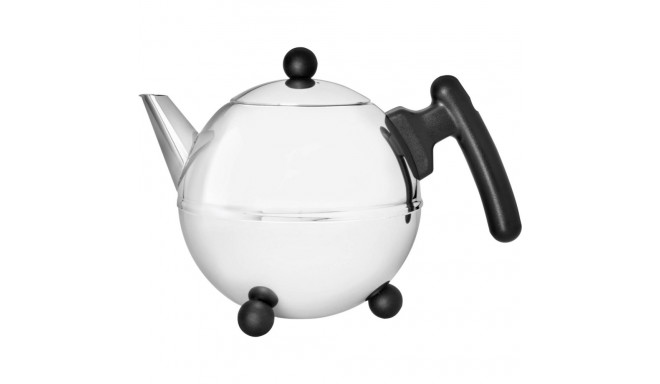 Bredemeijer Teapot Bella Ronde 0,75l inox / black 1303Z