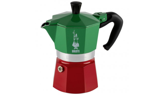 Bialetti Moka Express 3TZ Italia Tricolore