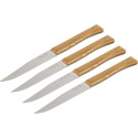 Opinel Table Knives Facette Set of 4 Ash