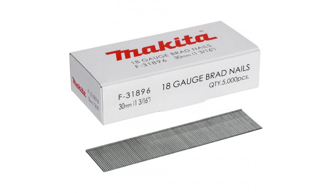 Makita Gauge Brad Nails 1,2x30mm F-31896  5000 pcs.