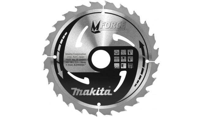 Makita B-32041 M-FORCE Saw Blade 190x30x24Z