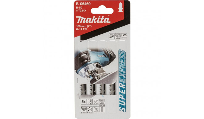 Makita B-06460 Jigsaw Blade   B-50 Wood 5pcs