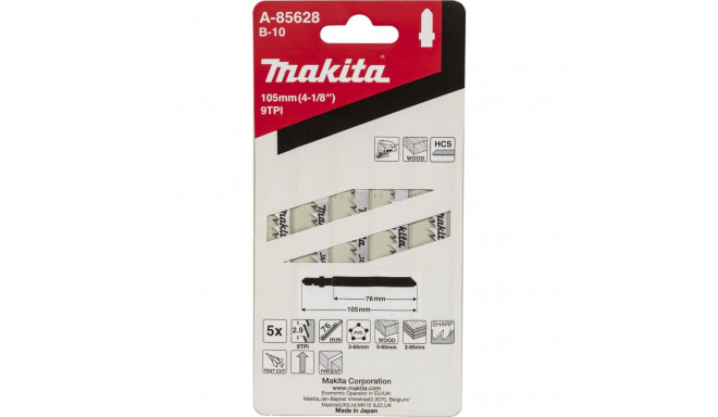 Makita A-85628 Jigsaw Blade   B-10