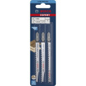 Bosch EXPERT jigsaw blades 3pcs Set Wood 2-side clean