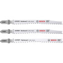 Bosch EXPERT jigsaw blades 3pcs Set 2-Side-Clean Hardwood